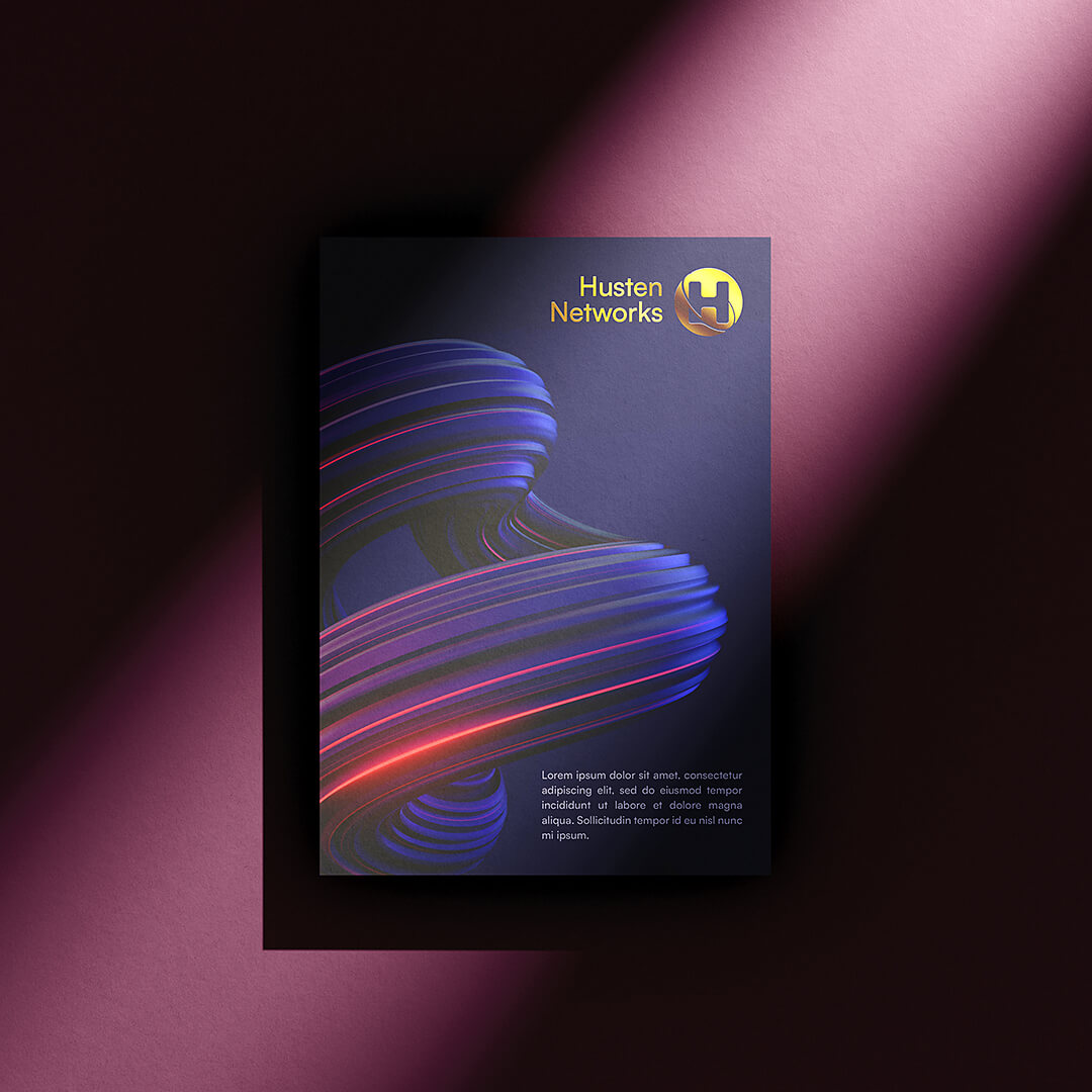 Gold Foil Flyers